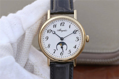 Replica Breguet Classique Moonphase 9087BB/29/964 TW Factory Black Strap