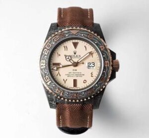 Replica Rolex GMT-MASTER II Diw Brown Strap