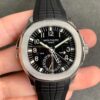 Replica Patek Philippe Aquanaut 5164A-001 GR Factory Black Strap