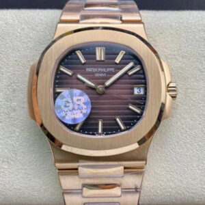 Replica Patek Philippe Nautilus 5711/1R-001 GR Factory Brown Dial