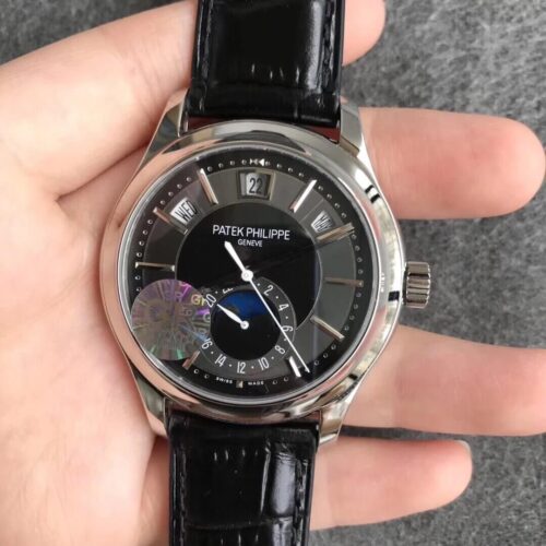 Replica Patek Philippe Complications 5205G-010 GR Factory Black Strap