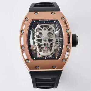 Replica Richard Mille RM052 Tourbillon EUR Factory Black Rubber Strap