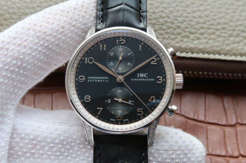 Replica IWC Portugieser IW371440 ZF Factory Black Strap