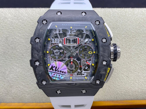 Replica Richard Mille RM011-03 KV Factory Rubber Strap