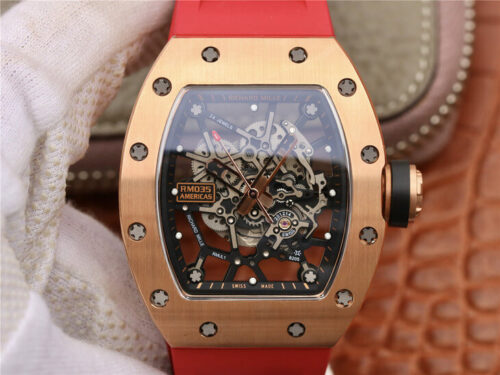 Replica Richard Mille RM035 Americas KV Factory Rubber Strap