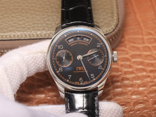 Replica IWC Portugieser Pisa Version YL Factory Black Strap