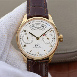 Replica IWC Portugieser IW503502 YL Factory Brown Strap