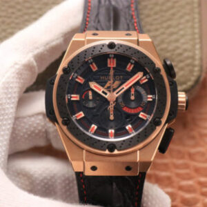 Replica Hublot King Power Ferrari F1 V6 Factory Black Strap