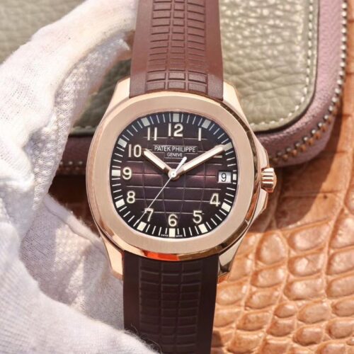 Replica Patek Philippe Aquanaut 5167R-001 40mm ZF Factory Brown Strap