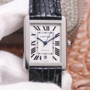 Replica Cartier Tank WSTA0029 V9 Factory Black Strap