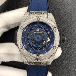 Replica Hublot Big Bang WWF Factory Blue Dial