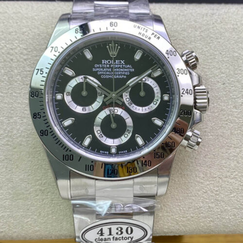 Replica Rolex Cosmograph Daytona 116520 Clean Factory Black Dial