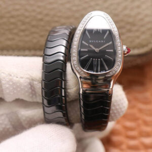 Replica Bvlgari Serpenti BV Factory Black Dial