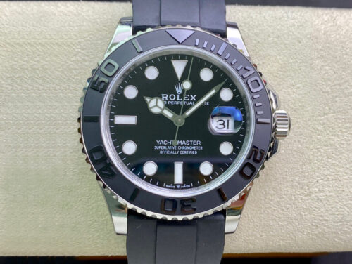 Replica Rolex Yacht Master M226659-0002 EW Factory Black Strap