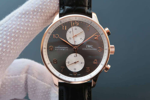 Replica IWC Portugieser IW371433 ZF Factory Black Strap