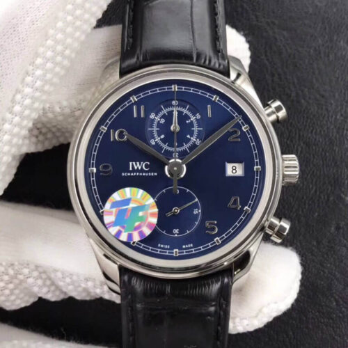 Replica IWC Portugieser IW390303 ZF Factory Black Rubber Strap