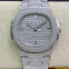 Replica Patek Philippe Nautilus 5719/1G-001 PPF Factory Full Diamond Dial