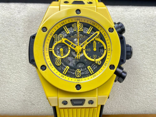 Replica Hublot BIG BANG Unico 441.CY.471Y.RX ZF Factory Yellow Ceramic Case