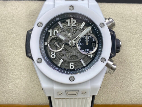 Replica Hublot BIG BANG Unico 421.HX.1170.RX ZF Factory White Ceramic Case