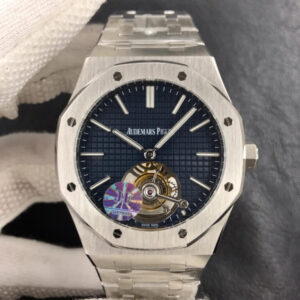 Replica Audemars Piguet Royal Oak Tourbillon 26510ST.OO.1220ST.01 JF Factory Silver Strap