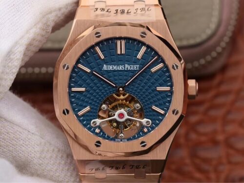 Replica Audemars Piguet Royal Oak Tourbillon 26522OR.OO.1220OR.01 JF Factory Gold Case