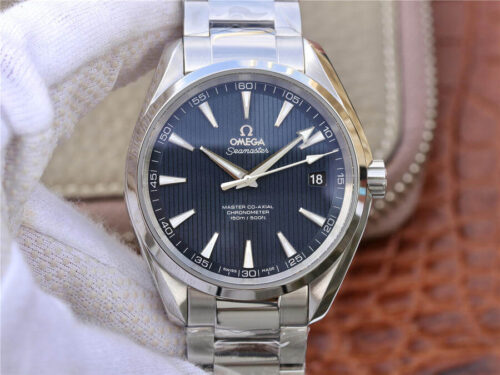 Replica Omega Seamaster 231.10.42.21.03.001 VS Factory Stainless Steel Strap