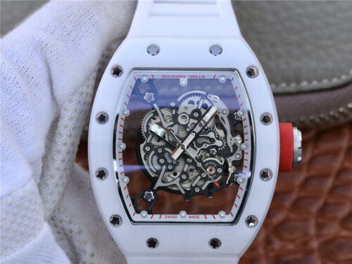 Replica Richard Mille RM055 KV Factory Rubber Strap