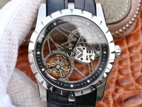 Replica Roger Dubuis Excalibur RDDBEX0393 JB Factory Skeleton Dial