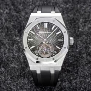 Replica Audemars Piguet Royal Oak Tourbillon R8 Factory Black Strap