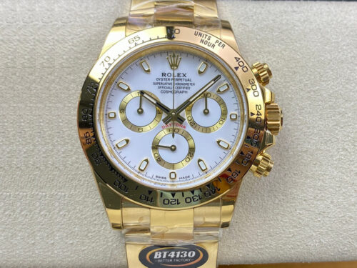 Replica Rolex Daytona M116508-0001 BT Factory Gold Case