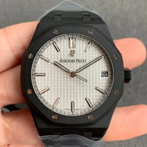 Replica Audemars Piguet Royal Oak 15500 DLC Version ZF Factory Black Case