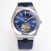 Replica Vacheron Constantin Overseas Tourbillon 6000V/110A-B544 BBR Factory Blue Strap