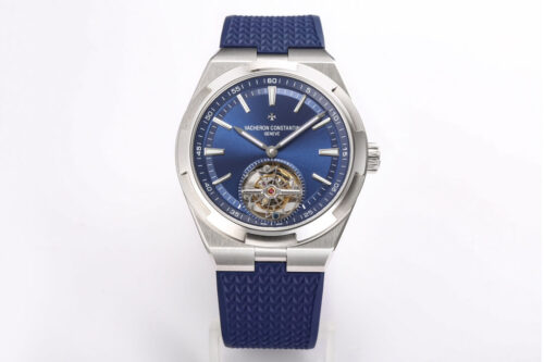 Replica Vacheron Constantin Overseas Tourbillon 6000V/110A-B544 BBR Factory Blue Rubber Strap