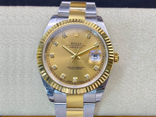 Replica Rolex Datejust M126333-0011 EW Factory Diamond-set Dial