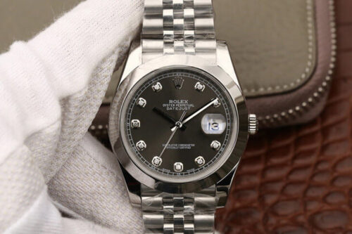 Replica Rolex Datejust M126300 EW Factory Diamond-set Dial