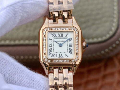 Replica Panthere De Cartier WJPN0008 8848 Factory Diamond-Set Bezel