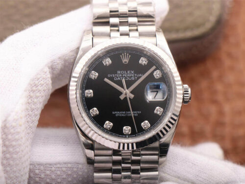 Replica Rolex Datejust M126234-0027 EW Factory Stainless Steel Strap