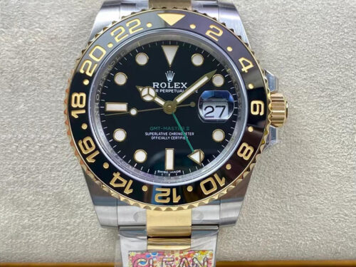 Replica Rolex GMT Master II 116713-LN-78203 Clean Factory Stainless Steel Strap