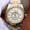 Replica Rolex Sky Dweller M326933-0009 Noob Factory White Dial