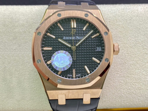 Replica Audemars Piguet Royal Oak 15500OR.OO.D002CR.01 APS Factory Black Strap