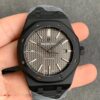 Replica Audemars Piguet Royal Oak 15400 DLC Version ZF Factory Black Strap