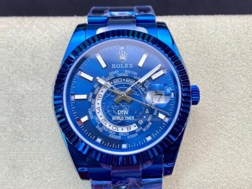 Replica Rolex Sky Dweller 40MM WWF Factory Blue Strap