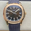 Replica Patek Philippe Aquanaut 5167R-001 3K Factory Brown Rubber Strap