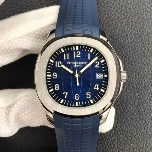 Replica Patek Philippe Aquanaut 5168G-001 3K Factory Blue Strap