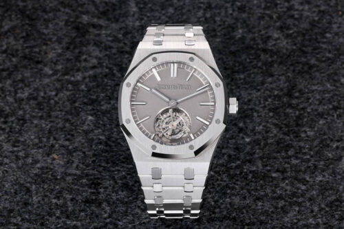 Replica Audemars Piguet Royal Oak Tourbillon 26530TI.OO.1220TI.01 R8 Factory Grey Dial