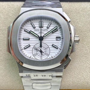 Replica Patek Philippe Nautilus 5980/1A-019 3K Factory White Dial