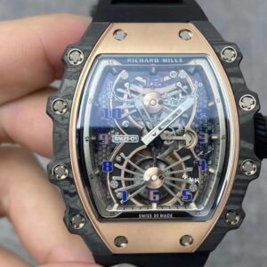 Replica Richard Mille RM21-01 RM Factory Black Rubber Strap