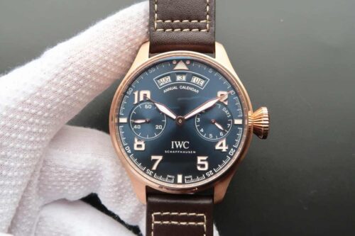 Replica IWC Pilot IW502701 ZF Factory Brown Strap