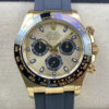 Replica Rolex Cosmograph Daytona M116518LN-0048 Clean Factory Grey Rubber Strap