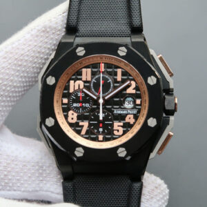 Replica Audemars Piguet Royal Oak Offshore 26378IO.OO.A001KE.01 JF Factory Black Dial